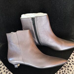 Amalfi Metallic Ankle Booties